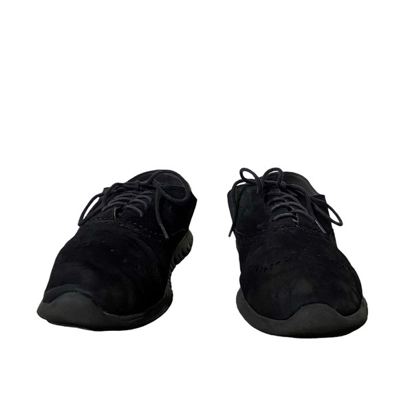 Cole Haan | black suede zero grand wing Oxford - Picture 2 of 6